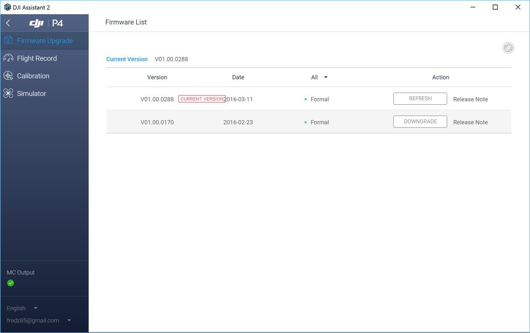 hướng dẫn update firmware với DJI Assistant 2